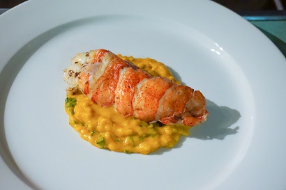 Chef Jeff's Vide Lobster Tail & Squash Risotto bfnj